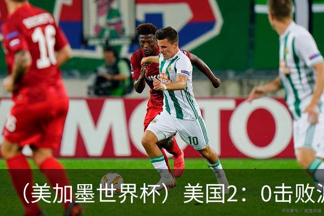 （美加墨世界杯）美国2：0击败波黑 三支东道主球队均晋级16强